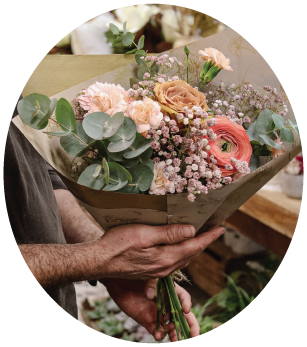 Commande bouquet artisanal en ligne Fontenilles